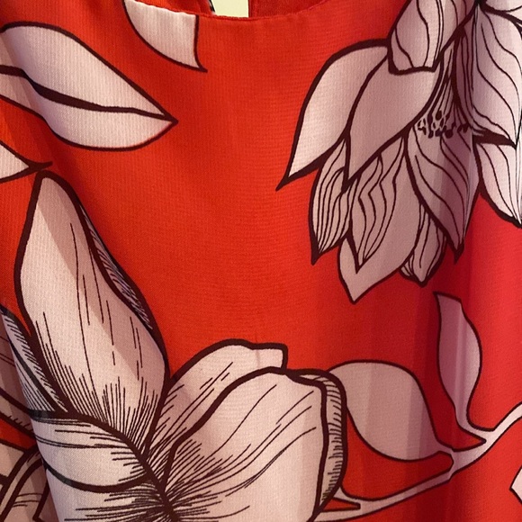 Floral Red Dress - Picture 4 of 4